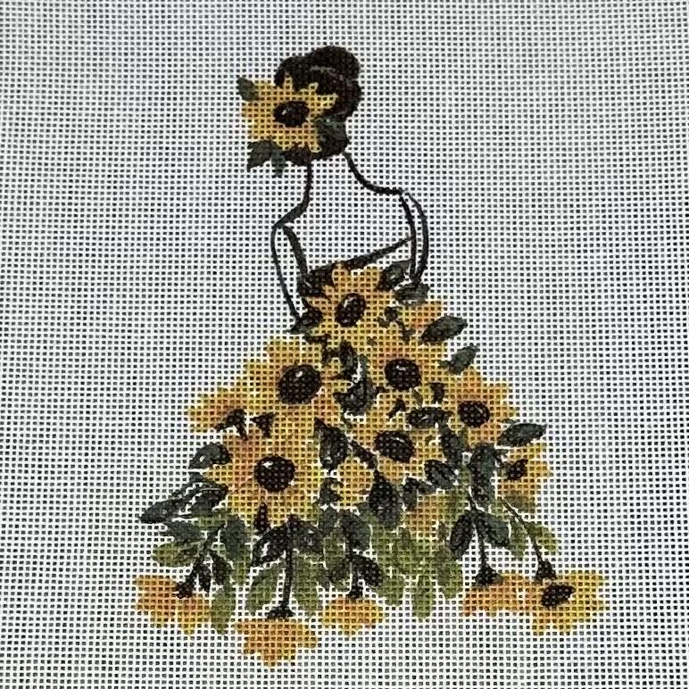 ECT876SU - Lady with Sunflowers - Large