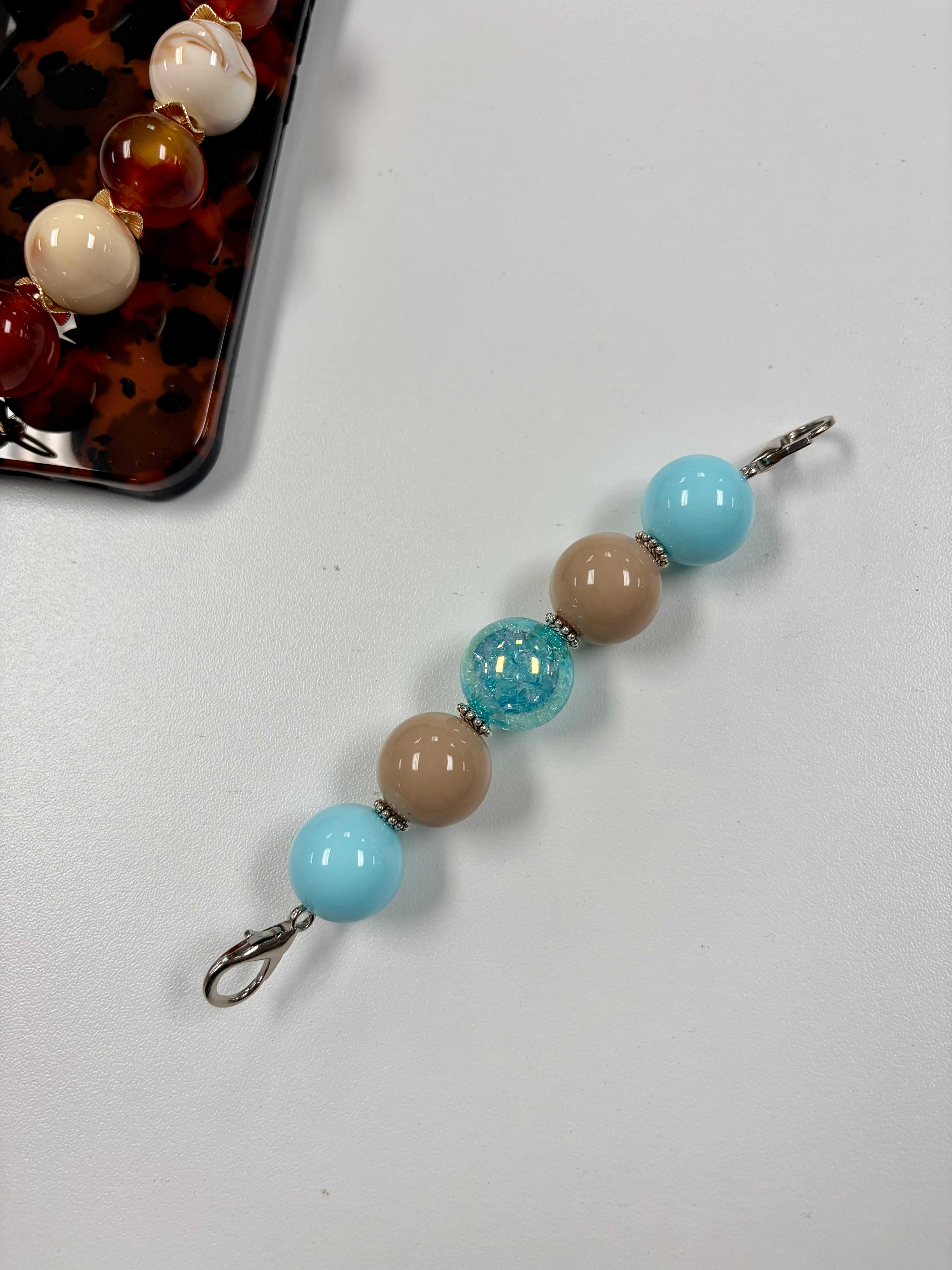 Charming Beads Phone Strap & Attachments (Case not included)