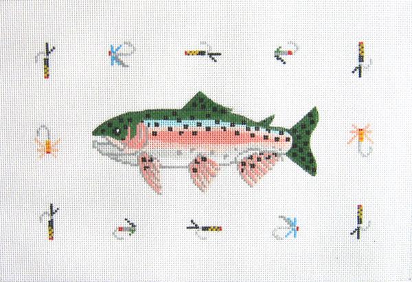 111a - Trout Pillow