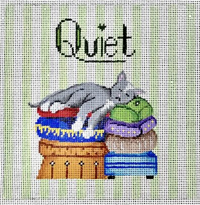 11313 - Quiet Kitty on Pillows