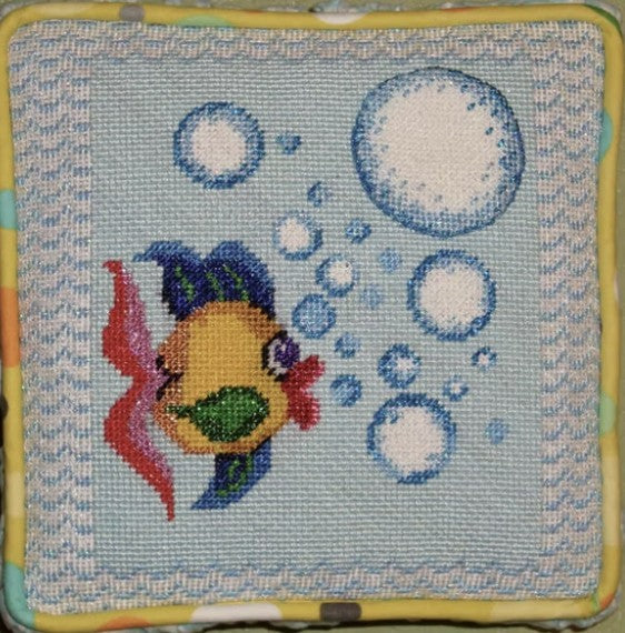 11685 - Tooth Fairy Pocket Pillow - Fish Bubbles
