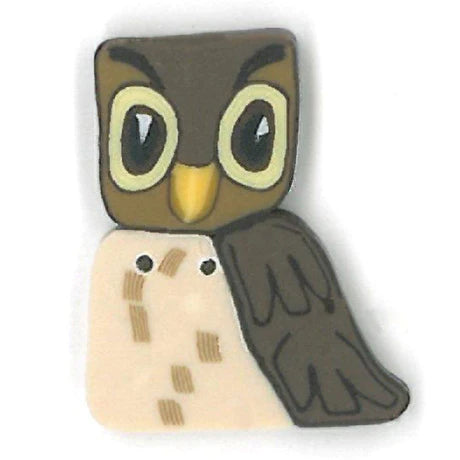 Medium Owl Button