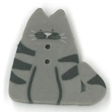 Small Tabby Cat Button