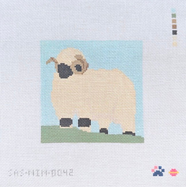 NIN-0042 - Single Sheep with Horns Square