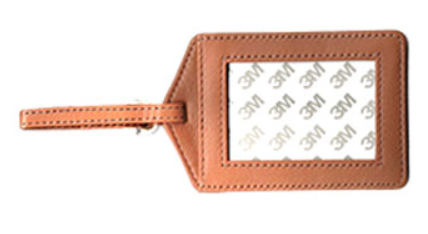 Leather Luggage Tag - Planet Earth