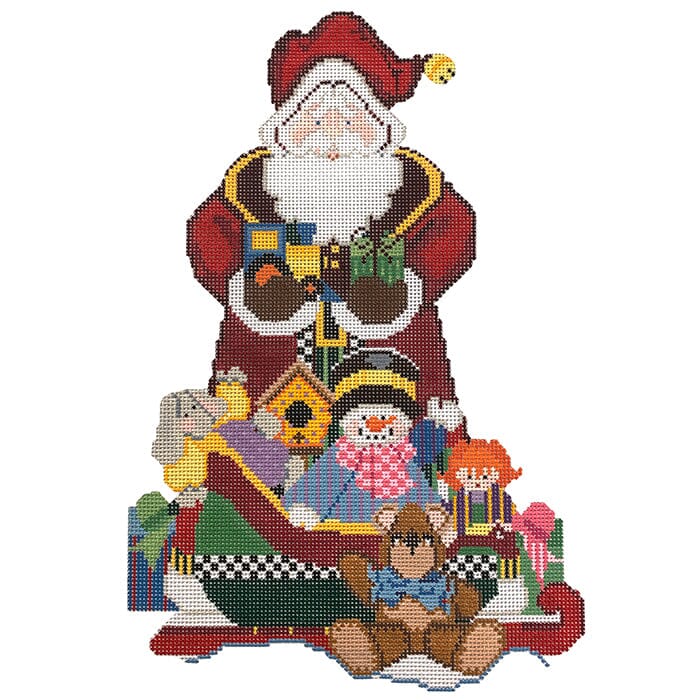 ND1355C - Santa With Toys and Sleigh