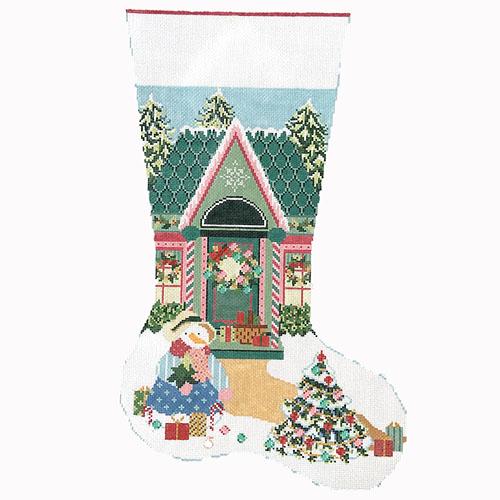 ND1356L - Christmas House Stocking