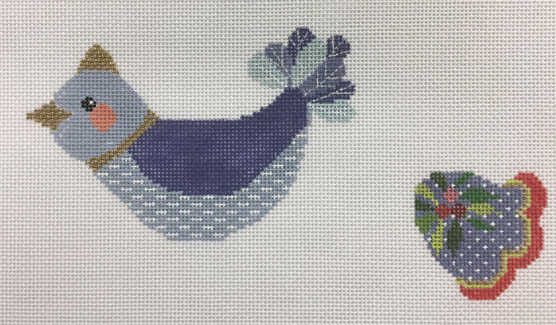 ND1379A - Blue Bird with Holly