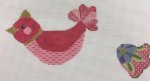 ND1379D - Pink Bird with Flower