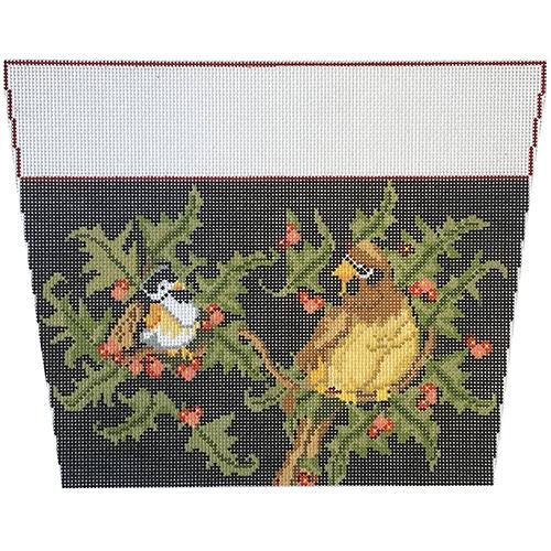 ND1381C - Birds Stocking Cuff 1