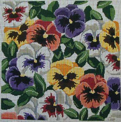 148 - Pansies - Mixed Colors