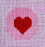 KCD6379 - Heart Key Fob Insert