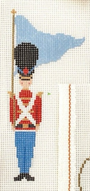 18Y-B - Victorian Christmas - Toy Soldier & Flag