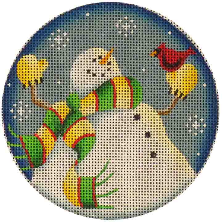 21B - Cardinal Snowman