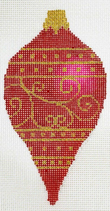 22-212 - Red and Gold Ornament