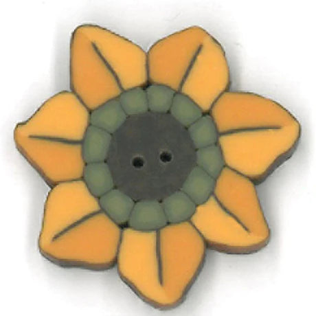 Small Sunflower Button