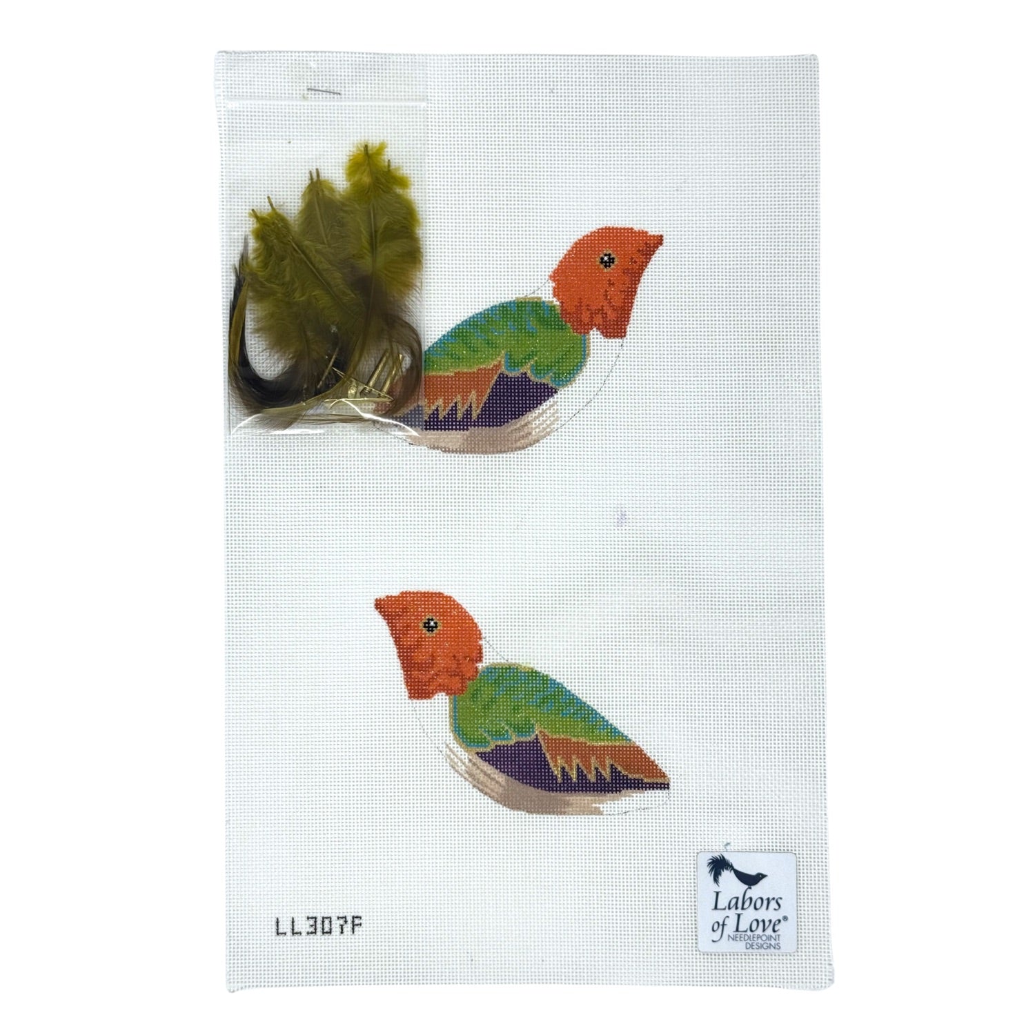 LL307F - Orange Headed Hummingbird Double Sided