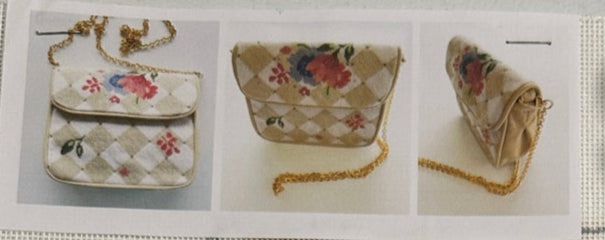 23-283 - Beige Diamond Purse (2 pieces)