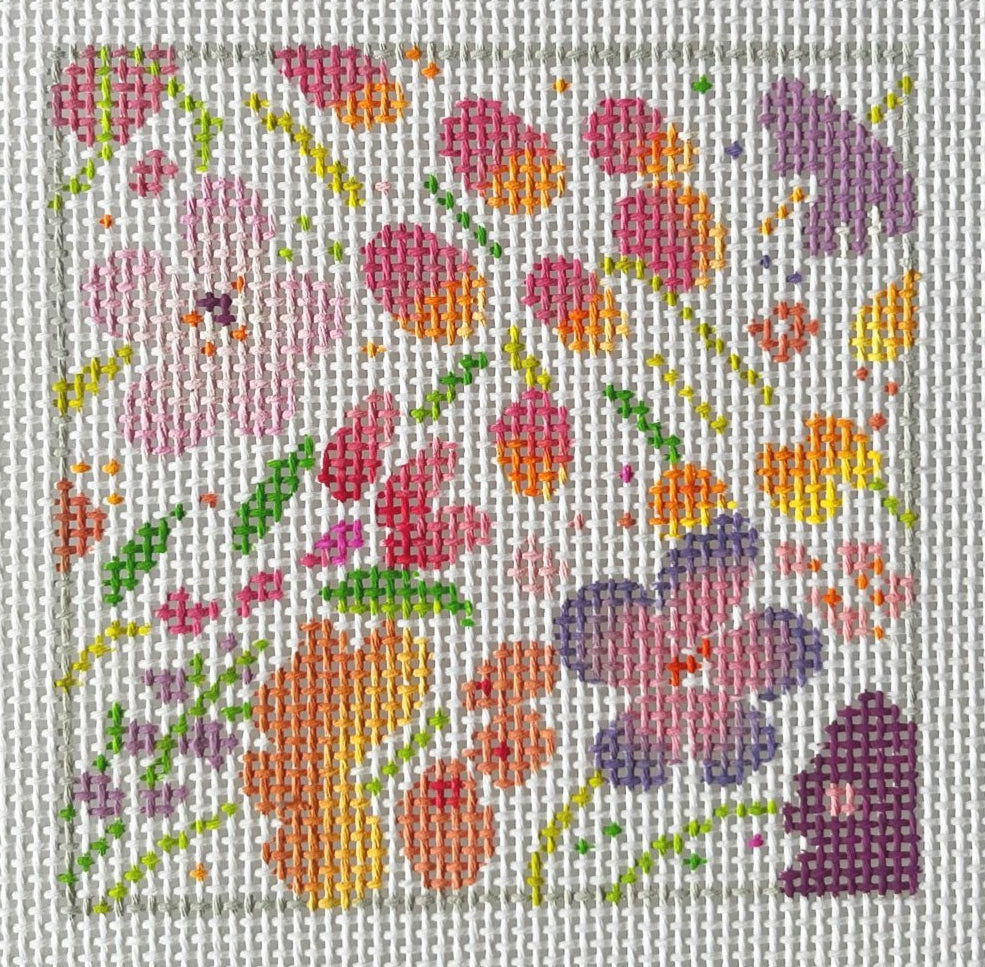 23-298 - Peppy Floral Square