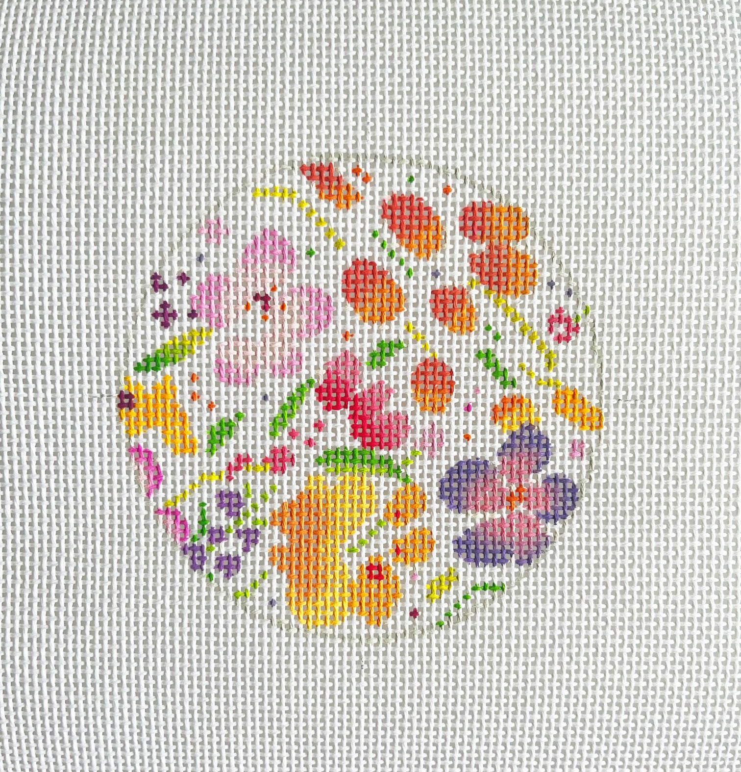 23-299 - Peppy Floral 4" Round