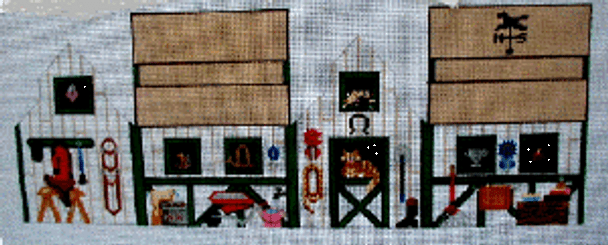 PP242AA - 3-D House: Equestrian Barn