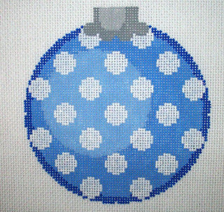 CO 27 B - Polka Dot Ornament - Blue