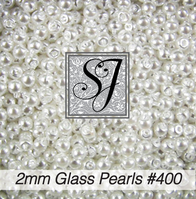 Round Glass Pearl Beads