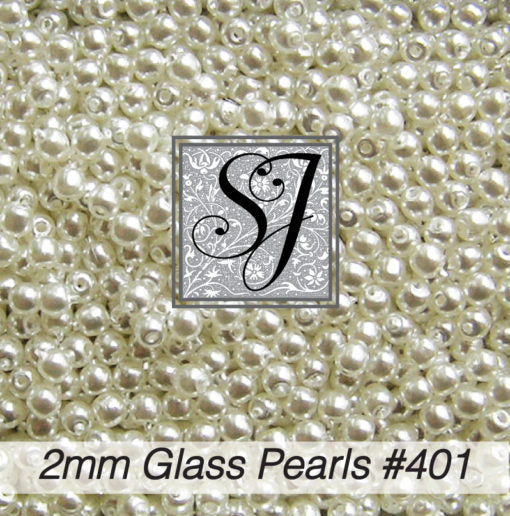 Round Glass Pearl Beads