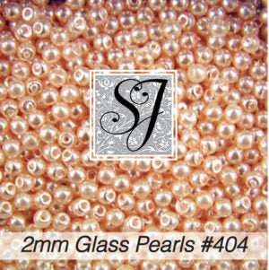Round Glass Pearl Beads