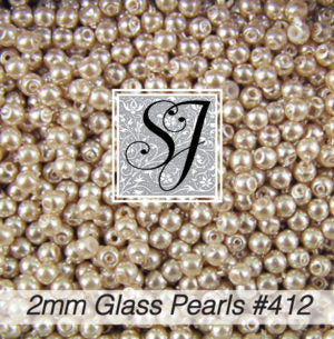Round Glass Pearl Beads