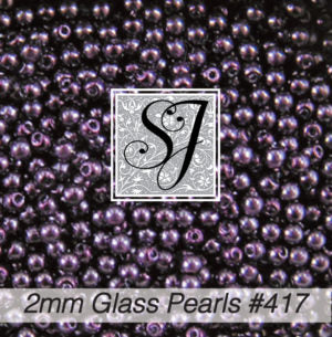 Round Glass Pearl Beads