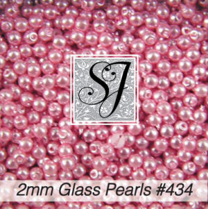 Round Glass Pearl Beads