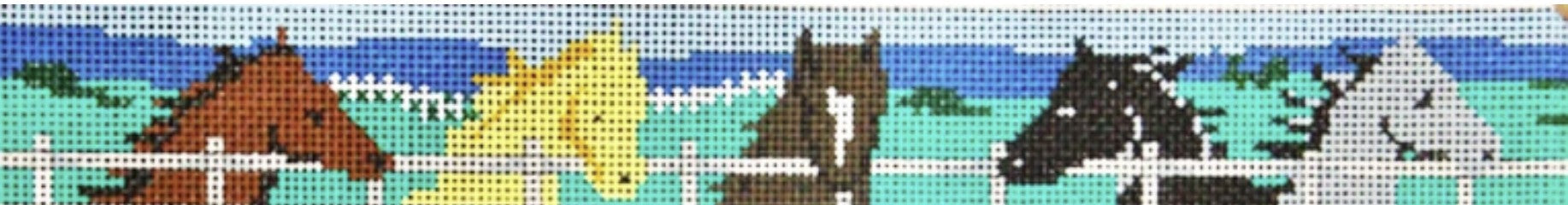 3011 - Belt - Horses at the Fence