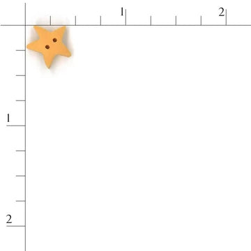 Medium Golden Star Button