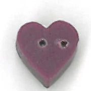 Tiny Plum Heart Button