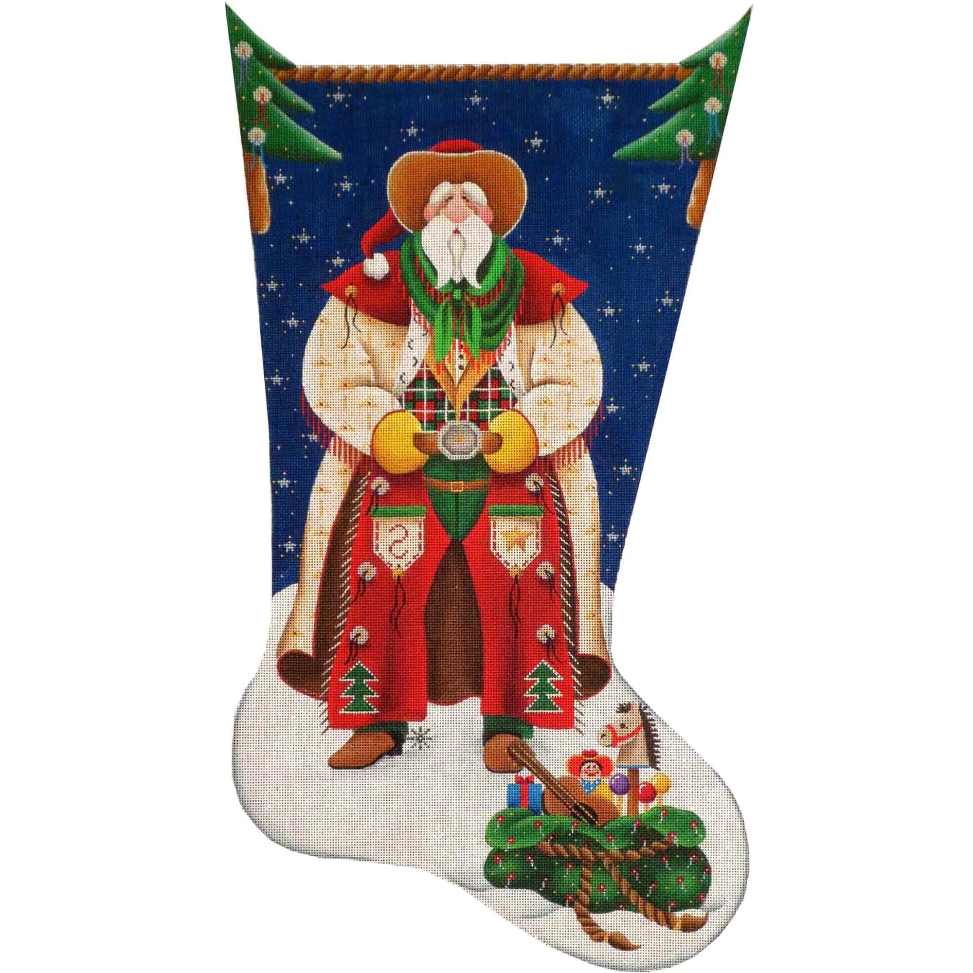 343F - Cowboy Santa