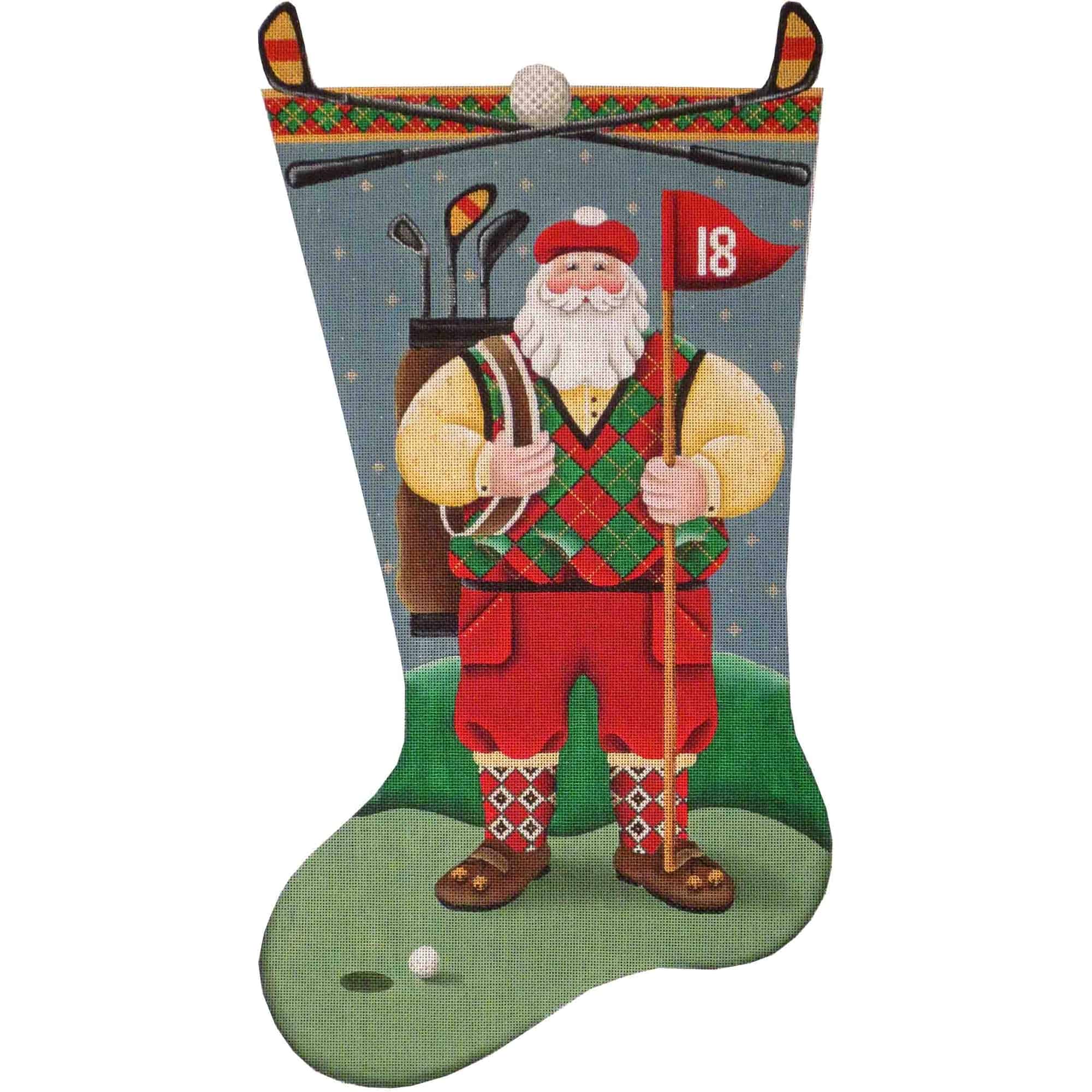 343H - Golfing Santa