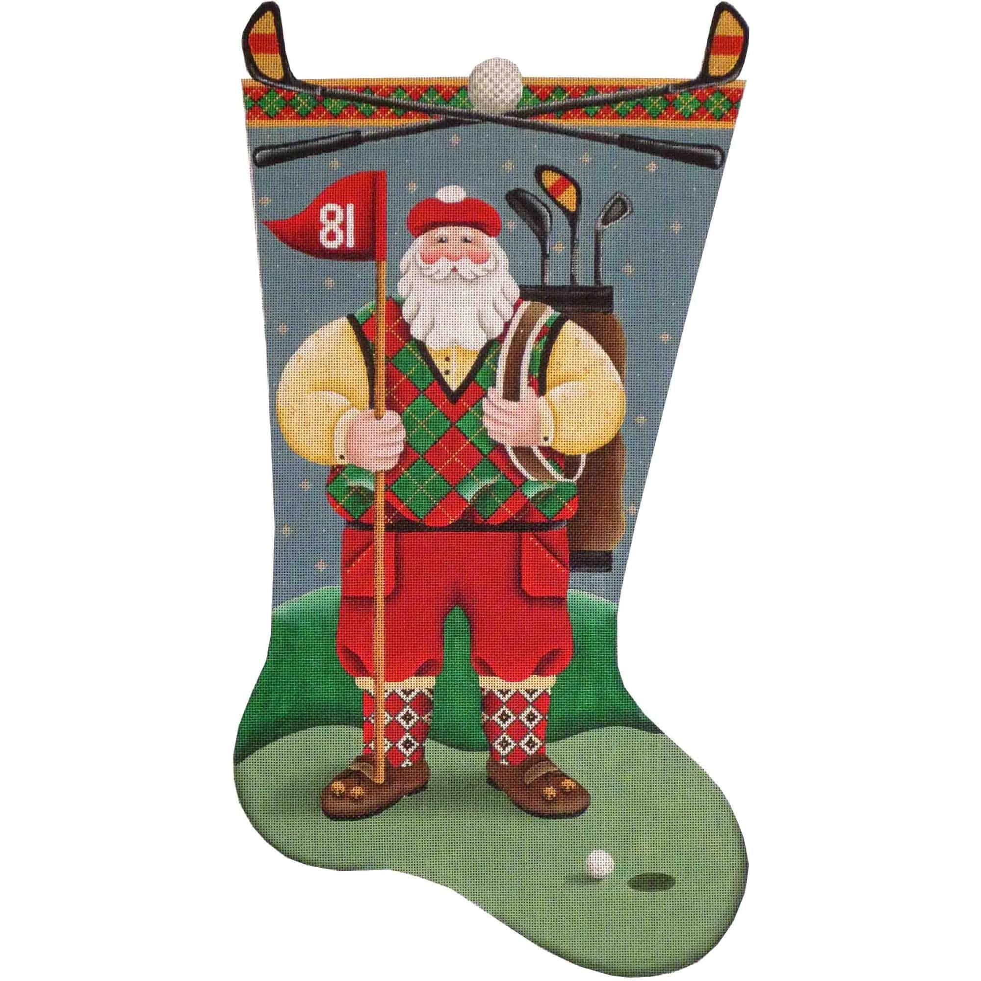 343H - Golfing Santa