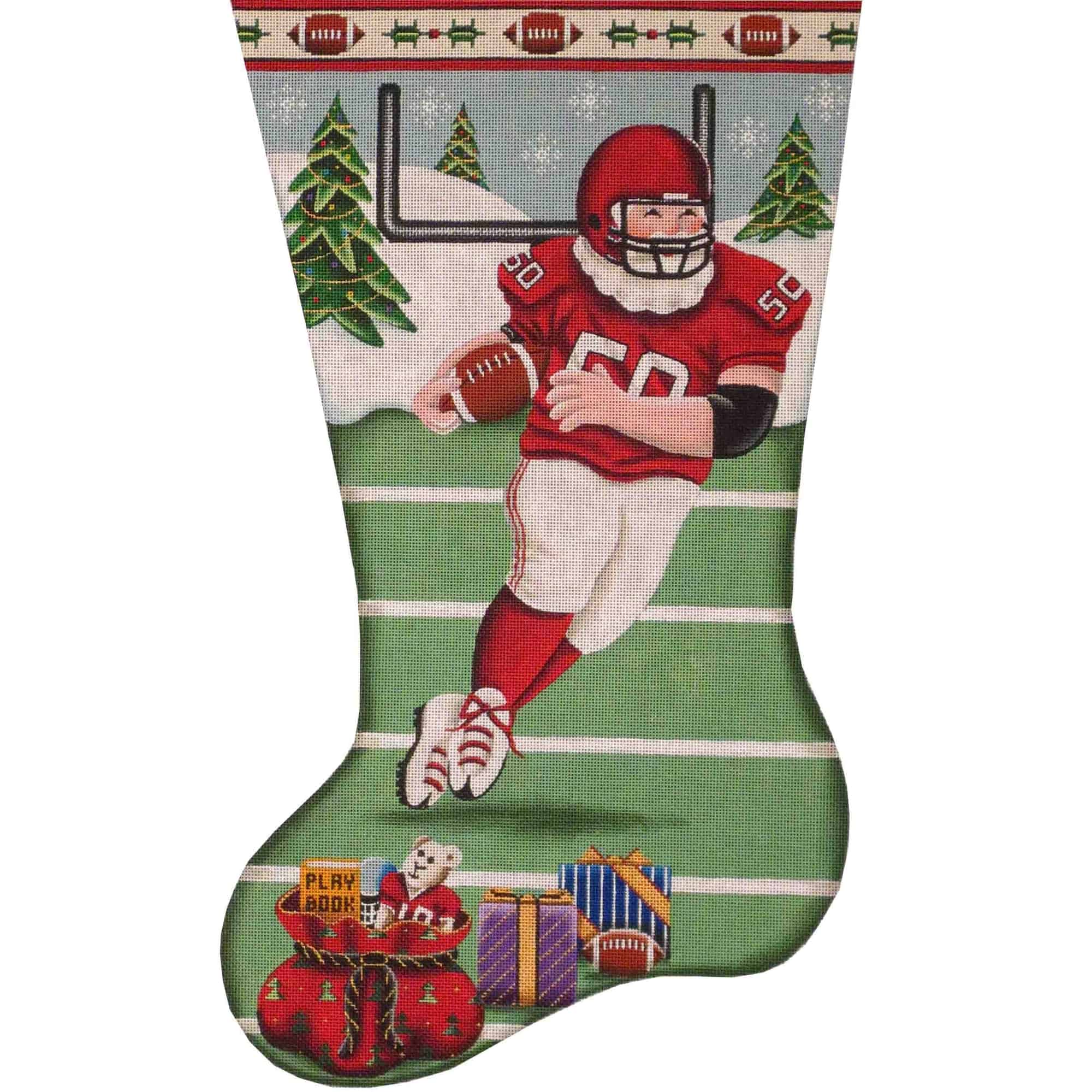 389F - Football Santa