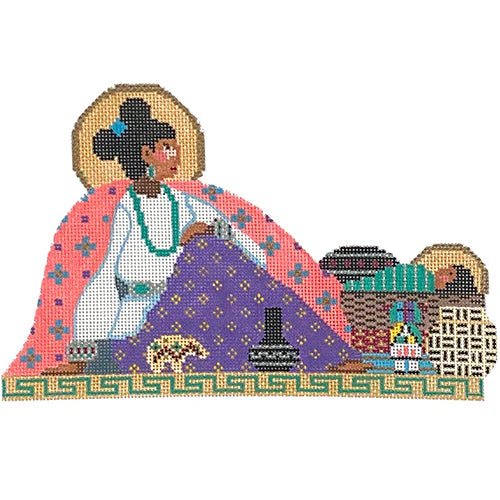 PP390BA - Southwest Nativity: Maria and Nino