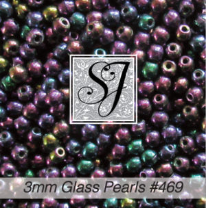 Round Glass Pearl Beads