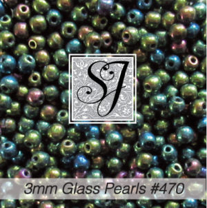 Round Glass Pearl Beads