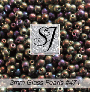 Round Glass Pearl Beads