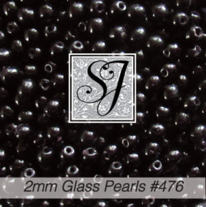 Round Glass Pearl Beads