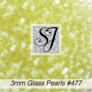 Round Glass Pearl Beads
