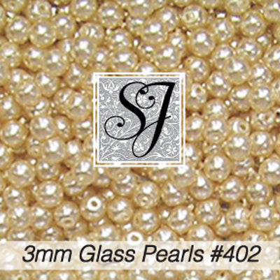 Round Glass Pearl Beads