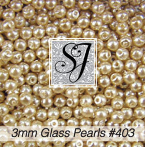 Round Glass Pearl Beads