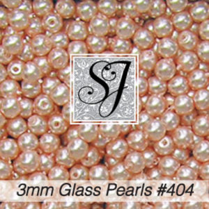 Round Glass Pearl Beads