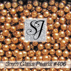 Round Glass Pearl Beads