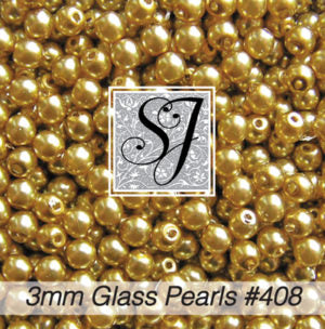 Round Glass Pearl Beads